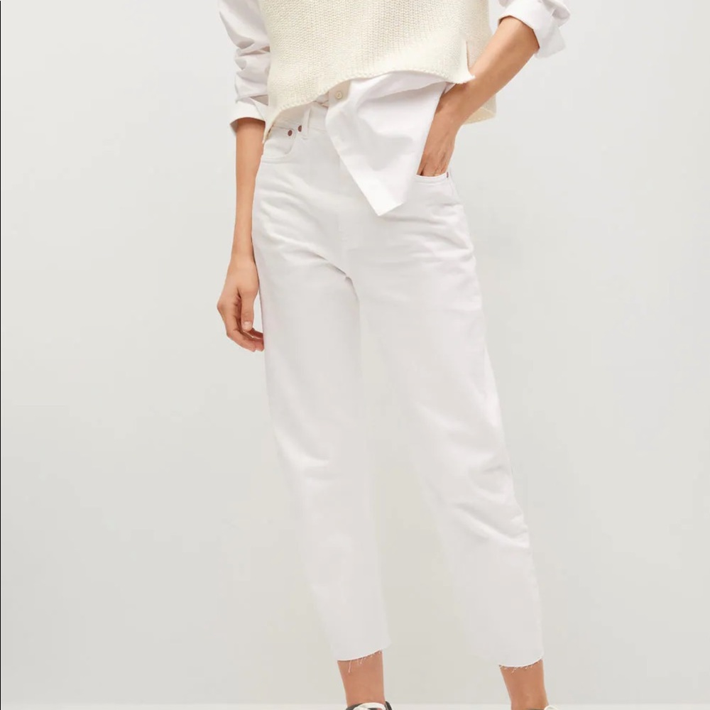 High-waist balloon jeans